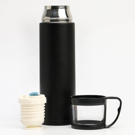 Thermos, 500 ml, the sleeve "Master K.", with a circle, retains heat 8 hours, 7.5 x 25 cm-1