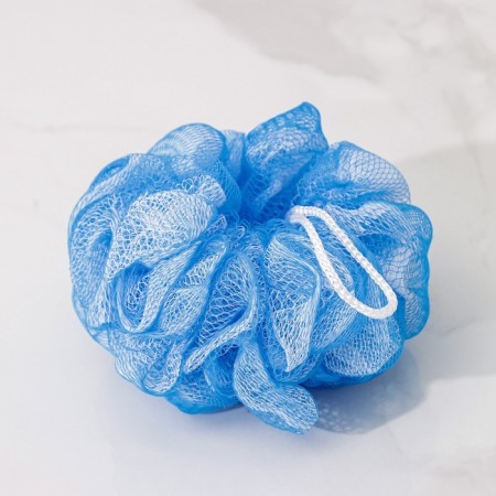 Body washcloth "gradient", 40 g, blue color-1