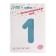 Foil ball 40 "Figure 1", pale blue