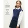 Knitted children's vests Amarobaby Bow, height 140 cm, blue color