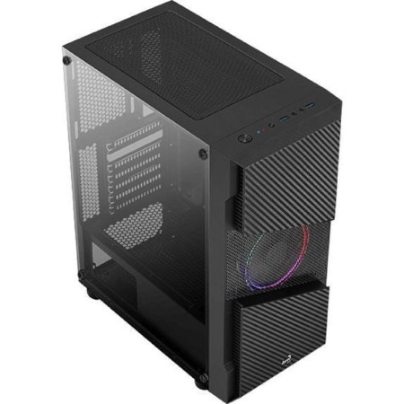 Aerocool Menace Saturn Frgb-G-BK-V1, without PSU, ATX, MIDI-Tower, Black-2
