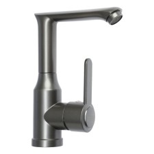 Zein Z3697 sink mixer, pour in a height of 18 cm, ABS plastic, graphite