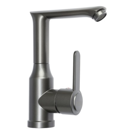 Zein Z3697 sink mixer, pour in a height of 18 cm, ABS plastic, graphite