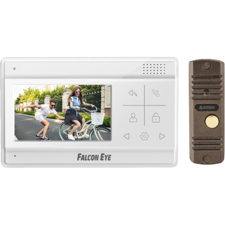 Falcon Eye Vela + AVC-305 PAL brown intercom set