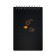 A5 sketchbook, 30 black sheets on the crest, "cat", solid substrate, density 110 gr., Mix