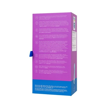 Unrealistic vibrator Satiffyer Air Pump Vibrator 5, 15 cm, silicone, blue color-13
