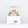 Gift package "March 8", green, 18 x 22.3 x 10 cm