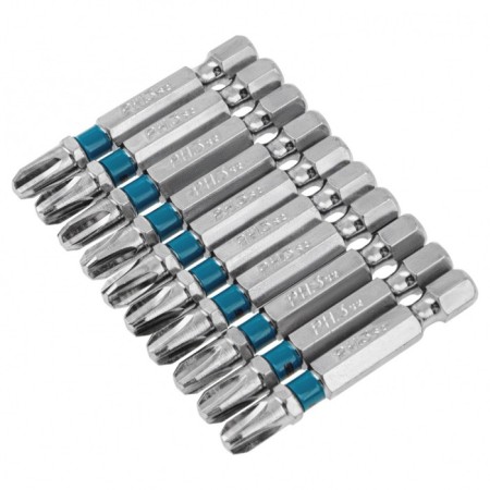 Набор бит Gross 11336, сталь S2, PH3 х 50 мм, 10 шт.-3