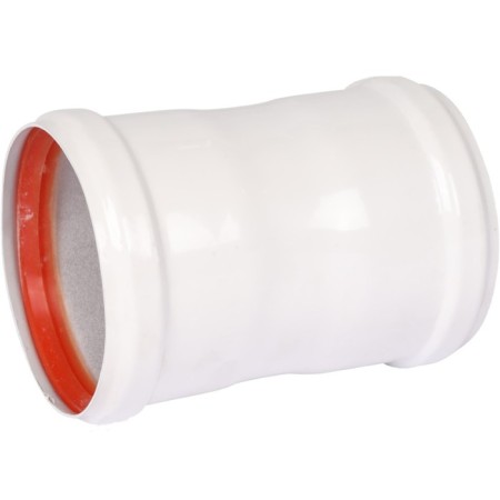 The chimney element Rommer RCA-0080-020136, connecting adapter, d = 80 mm, m/m/m-3