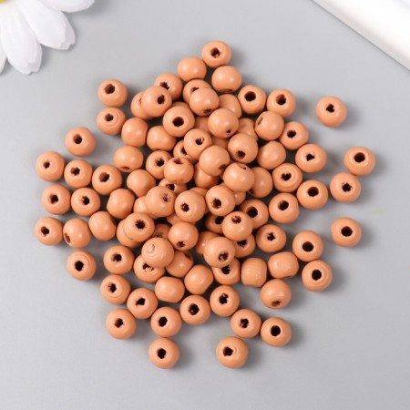 Beads for creativity "Hot Cream" D-0.8 cm, set 20 grams-1