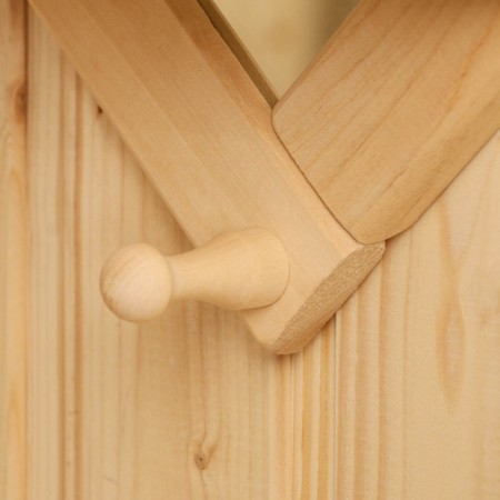 Mirror "Big Romb" with a shelf and hook, 24.5 × 24.5 cm-2