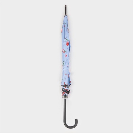 Umbrella - a semiautomatic “cherry” cane, Eponge, 8 spokes, r = 51 cm, color mix-14