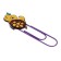 The bookmark is large, 11 cm, "turtle", mix