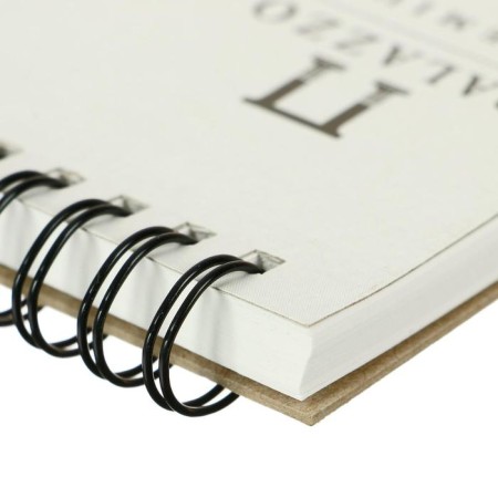 A4 notebook for A4 sketches, 50 sheets on the crest "Column", cover coated cardboard, hard substrate, block 110 g/m²-1