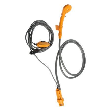 Zein automobile hiking shower: watering can, hose, car cord, pump, hook, holder