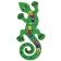 Set for the manufacture of jewelry-patch "Bright lizard"