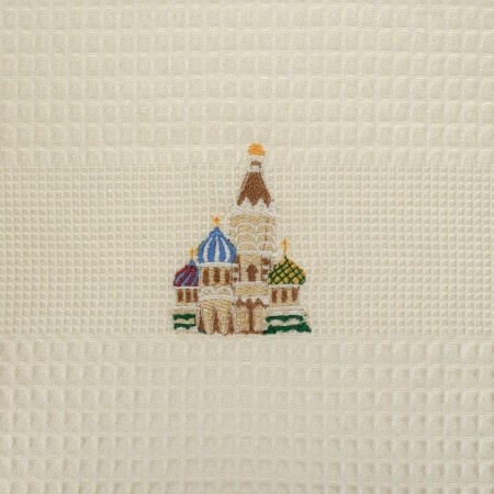 Kitchen waffle towel "Moscow", size 50x70 cm-2