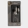 Set of cutting devices made of stainless steel Magistro, 24 objects, black color