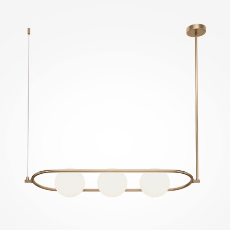 Suspension lamp Maytoni Mod221PL-03BS, 3CHE14, 40W, 89x25.5 cm, brass color
