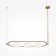 Suspension lamp Maytoni Mod221PL-03BS, 3CHE14, 40W, 89x25.5 cm, brass color