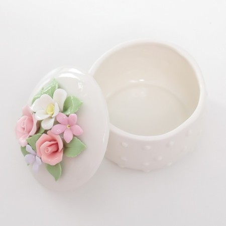 Coramics Coramics "Flower Garden. Generals" White 8x8x8cm-2