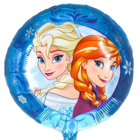 Airy ball "Anna and Elsa", 18 inch, foil, cold heart-1