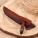 Scabbard - a knife cover, under a blade up to 14.5 x 3.5 cm, brown