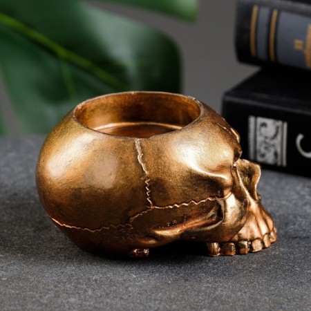 Skull Skull Bronze, 9x7x5cm-2