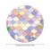 Tables on the table "Fairy Tale", Round, Oxford, elastic band, size 120x120 cm, diameter 75-100 cm