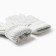 Female gloves, gray color, rn 7-8