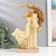 Polystone souvenir "In love pair in a month in flowers" 7.5x18x28 cm