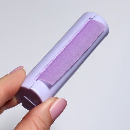 Leaf soap, in roll, d 2.3 × 9 cm, 120 cm, purple color-6