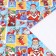 Glossy packaging paper "Pop-Art Superheroes", 70 x 100 cm