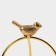 Ceramic candy "Gold. Bird ", 220 ml, 8 × 21 cm, white color