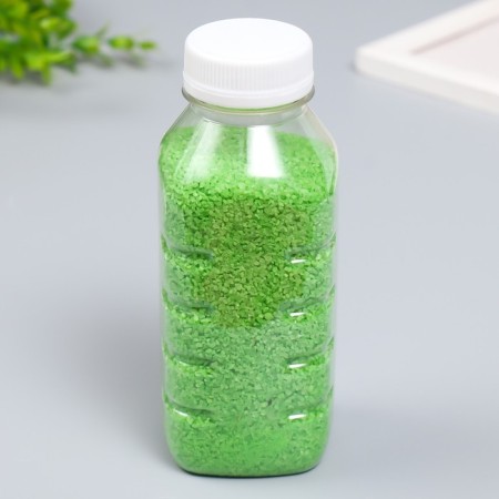 Color sand in bottles "Salad" 500 gr-4