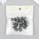Beads for creativity plastic "Marble. Black" d = 1.2 cm set 20 grams