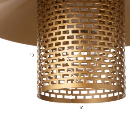 Lamp Bayerlux "TuAZ" E27 40W gold 25x25x13cm-4