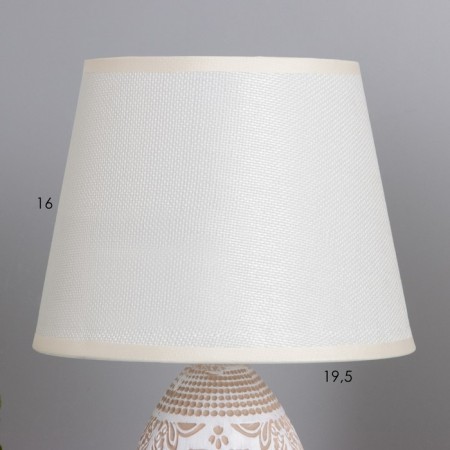 Table lamp "Zamir" 1x40W E14 cocoa 20x20x32cm-2