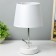 Aelita desktop 1x40W E14 white 18x18x31cm Risalux