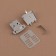 Bag Fraille, 3.5 × 3.8 cm, silver color