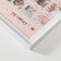 Photo frame in 12 photos 3x3 cm with a stamp. "Such a small" white 2x38x20 cm