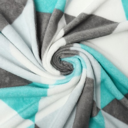 Casa Conforte Kamelia Plag 150x200cm, blue, microfiber 260g/m, PE 100%-2