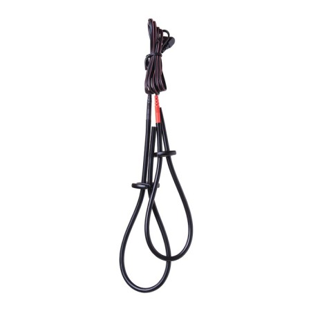 Lasso for the penis Mystim Rodeo Robin, electrical stimulation, silicone, black, 42 ​​cm-1