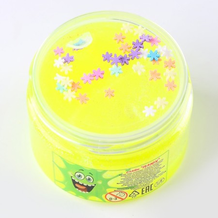 Slime Plus "Sea", with sparkles and balls, assorted-6