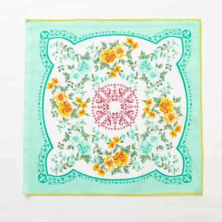 Sanding Women's Ethel "Flower Pattern" 30*30 cm, (set 12 pcs), Fig. Mix, 100% cotton-1