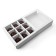 Folding box under 9 sweets, white, 13.8 x 13.8 x 3.8 cm