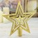Top "Star" radiance, 18.5x18 cm, gold