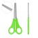 Baby scissors for left -handed 13.5 cm, Erichkrause Joy Left Hand, with rounded ends of blades and ruler, mix