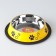 A bowl with a non -slip base color with a print, 235 ml, yellow