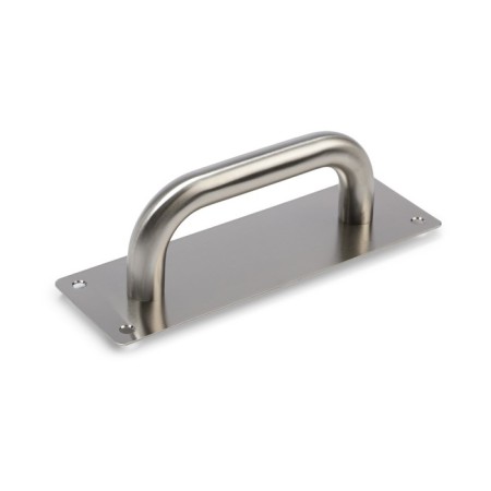 Door handle, stainless steel color, 200x65 mm-2